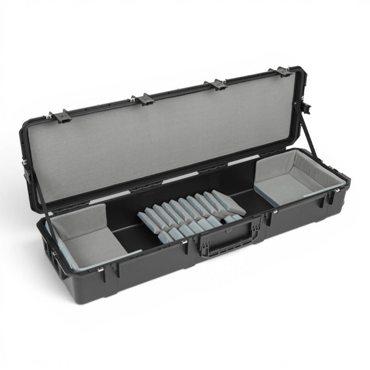 SKB SKB iSeries 5616-9 Narrow 88-note Keyboard Case (Black / Padded Liner) - Instrument Cases
