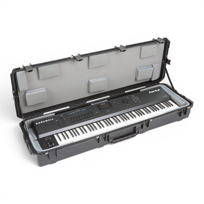 SKB SKB iSeries 6018-8 88-note Keyboard Case (Black / Padded Liner) - Keyboard & Synthesizer Stands