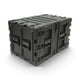 SKB SKB 3RS-9U24-25B rSeries 9U Shock Rack (Black) - Cases & Transport Accessories