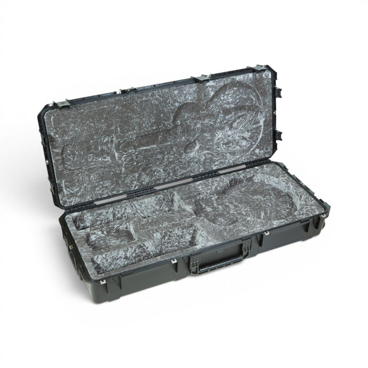 SKB SKB iSeries 4719-35 Waterproof 335 Type Guitar Flight Case (Black) - Instrument Cases