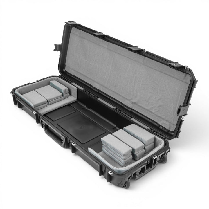 SKB SKB iSeries 4214-5 Narrow 61-note Keyboard Case (Black / Padded Liner) - Keyboard & Synthesizer Stands