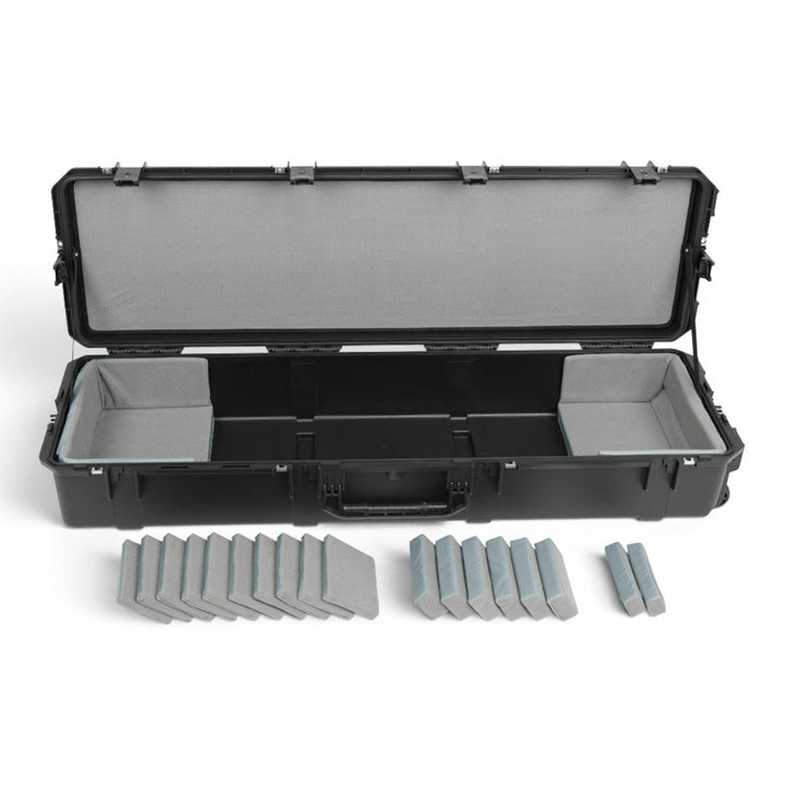 SKB SKB iSeries 5616-9 Narrow 88-note Keyboard Case (Black / Padded Liner) - Instrument Cases