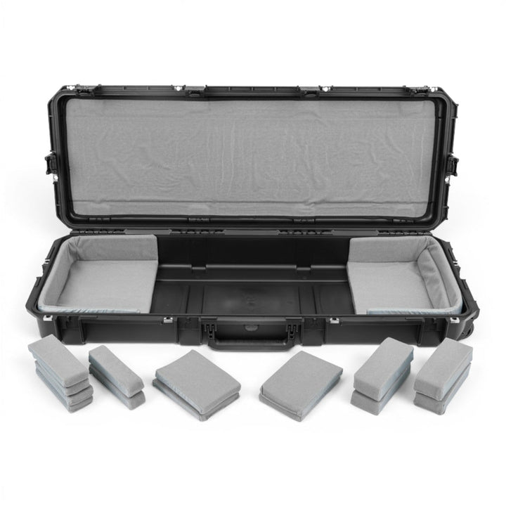 SKB SKB iSeries 4214-5 Narrow 61-note Keyboard Case (Black / Padded Liner) - Keyboard & Synthesizer Stands