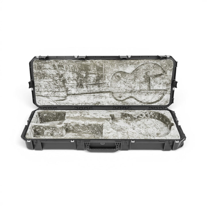 SKB SKB iSeries 4214-56 Les Paul Waterproof Guitar Flight Case (Black) - Instrument Cases