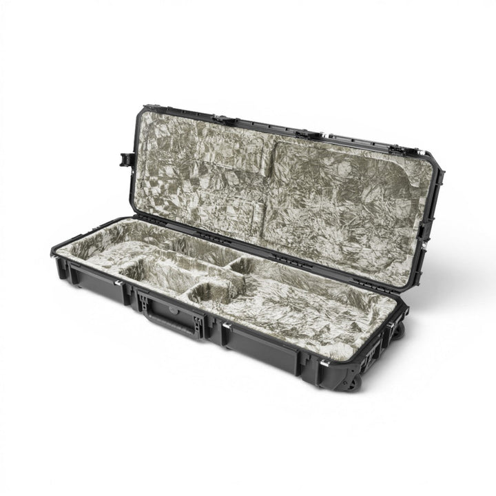 SKB SKB iSeries 4214-OP Waterproof Open Cavity Electric Guitar Flight Case (Black) - Instrument Cases