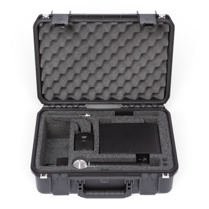 SKB SKB iSeries 1711-6 Shure SLX-D / QLX-D Case (Black, Pre-Cut Foam) - Cases & Transport Accessories
