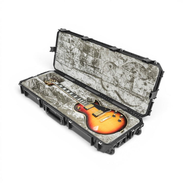 SKB SKB iSeries 4214-56 Les Paul Waterproof Guitar Flight Case (Black) - Instrument Cases