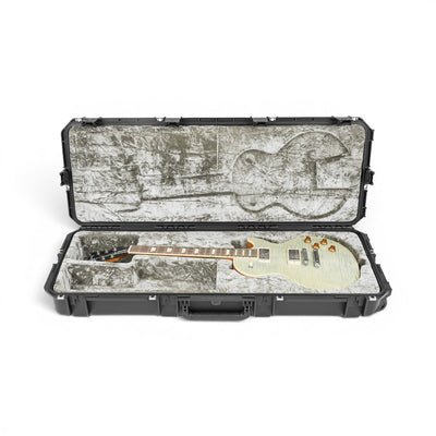 SKB SKB iSeries 4214-56 Les Paul Waterproof Guitar Flight Case (Black) - Instrument Cases