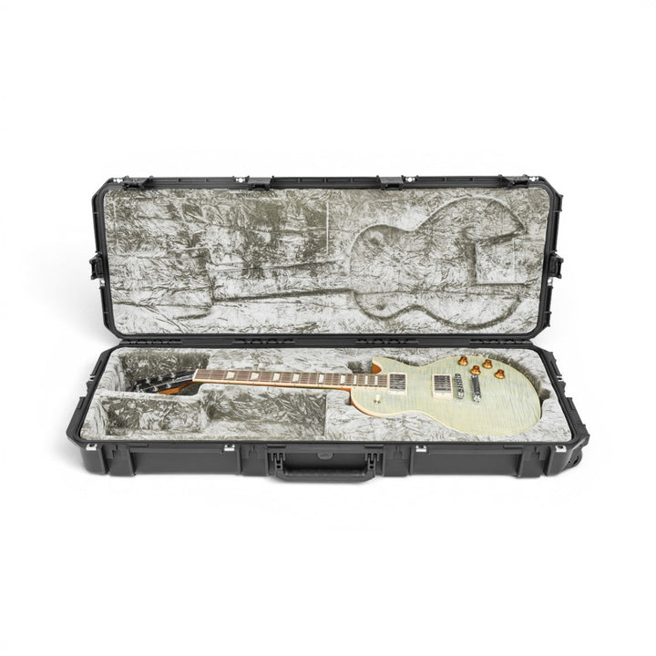 SKB SKB iSeries 4214-56 Les Paul Waterproof Guitar Flight Case (Black) - Instrument Cases