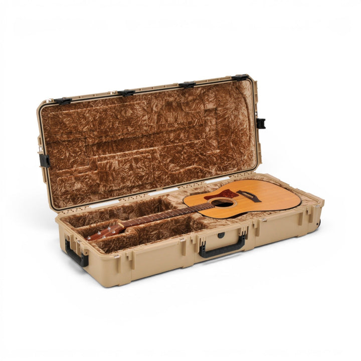 SKB SKB iSeries 4217-18 Waterproof Acoustic Guitar Case (Tan) - Instrument Cases