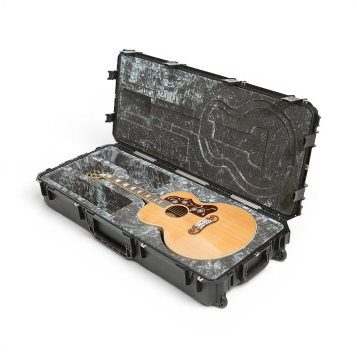 SKB SKB iSeries 4719-20 Waterproof Jumbo Acoustic Guitar Case (Black) - Instrument Cases
