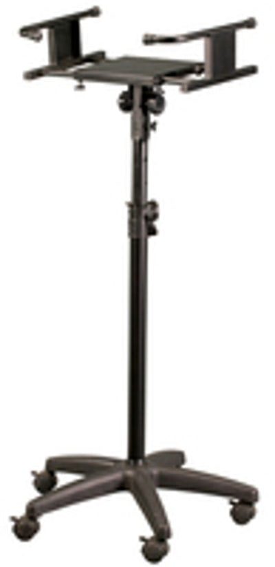 Yorkville Yorkville SKS-500B Adjustable Studio Monitor Stand with Wheels