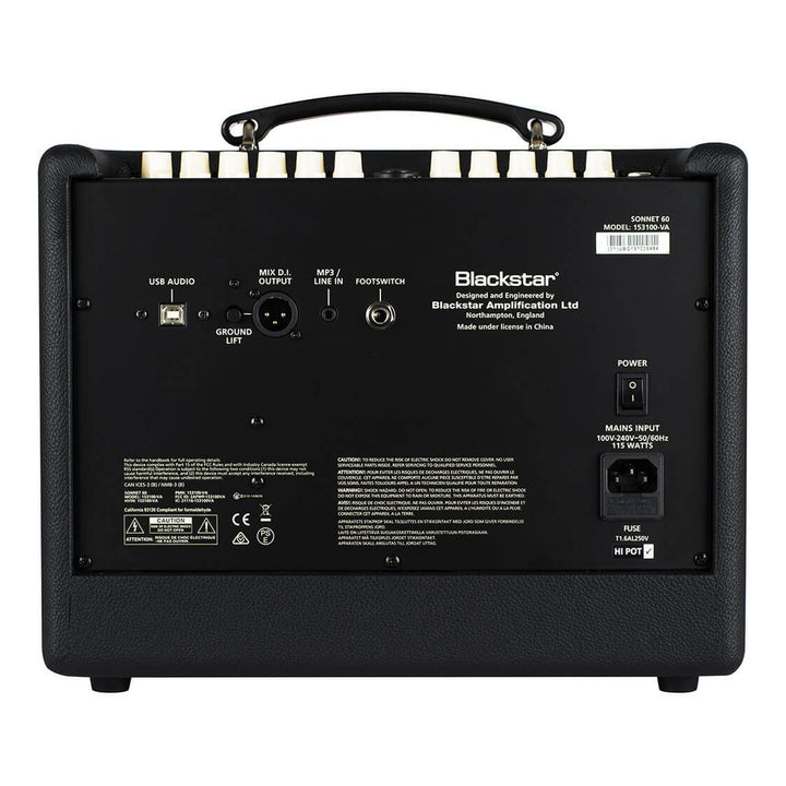 Blackstar Blackstar Sonnet 60 Acoustic Guitar Amplifier (Black)