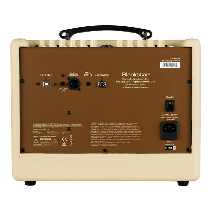 Blackstar Blackstar Sonnet 60 Acoustic Guitar Amplifier (Blonde)