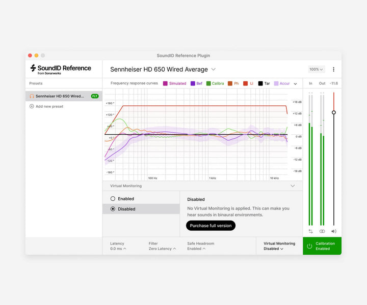 SONARWORKS SoundID Ref Virtual Monitoring Add-On