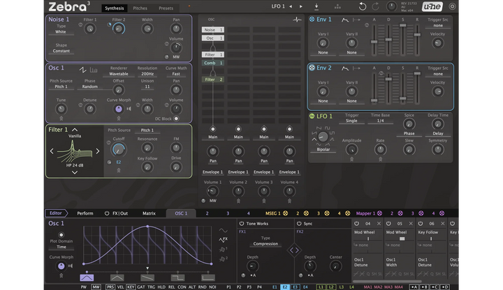 u-he Software u-he Zebra 3