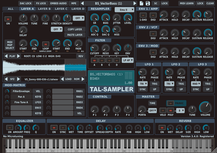 TAL SOFTWARE TAL Sampler
