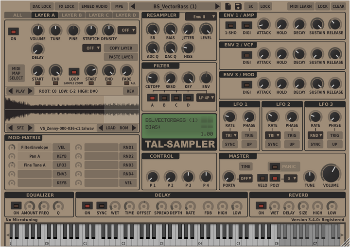 TAL SOFTWARE TAL Sampler
