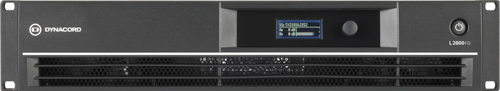 Dynacord Dynacord L2800FD-US 2X1400W DSP Power Amplifier - Amplifiers & Receivers