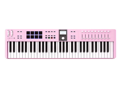 Arturia KEYLAB ESSENTIAL 61 MK3 Universal MIDI Controller - 61 Keys (Rose Quartz)