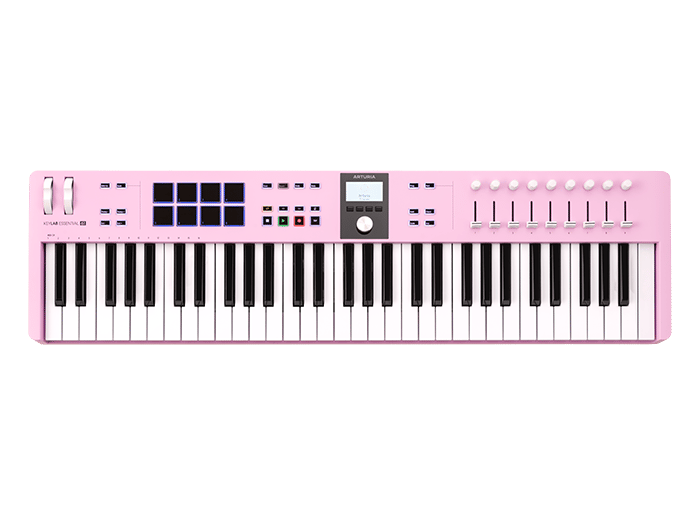 Arturia KEYLAB ESSENTIAL 61 MK3 Universal MIDI Controller - 61 Keys (Rose Quartz)