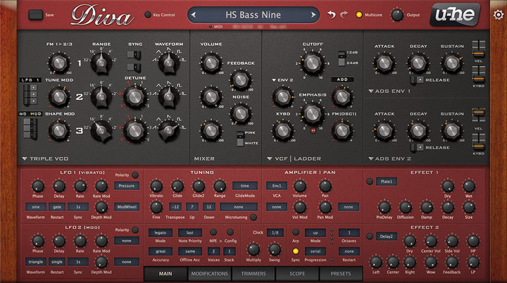 u-he Software u-he Diva Tom Wolfe Bundle