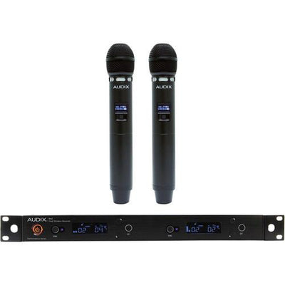 Audix AP42VX5B Receiver With Two Handheld Transmitters (554Mhz-586Mhz)