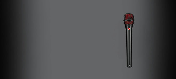 SE Electronics V7ENG Studio-grade Handheld Microphone Supercardioid - Extended Shaft – three-quarter right view