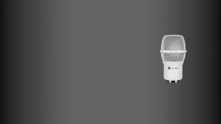 SE Electronics V7MC1/WHT V7 Mic Capsule for Shure Wireless in White – three-quarter right view