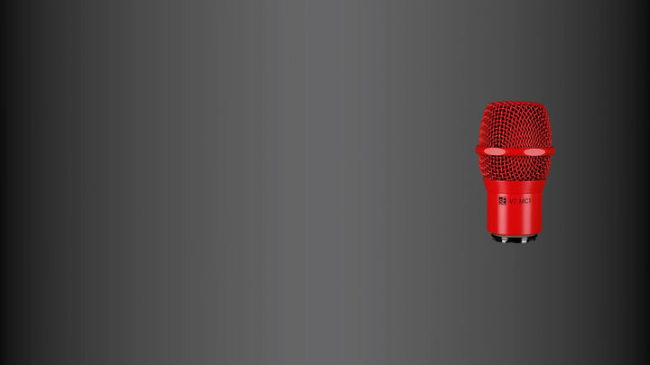 SE Electronics V7MC1/RED V7 Mic Capsule for Shure Wireless in Red – three-quarter right view