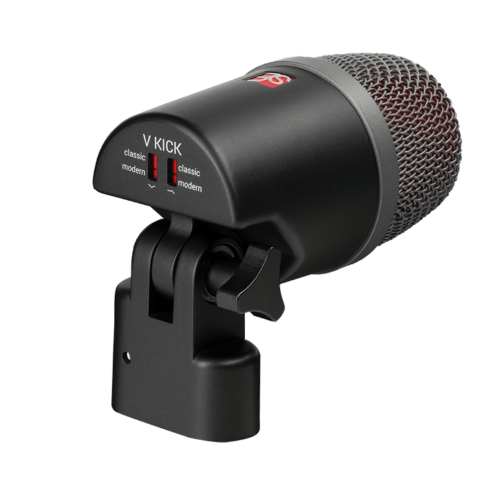 SE Electronics VKICK Kick Drum Microphone with Classic & Modern Voices Supercardioid – three-quarter right view