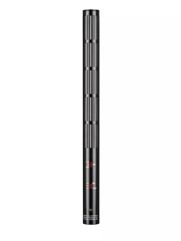 SE Electronics SE6160 Premium Small Diaphragm Supercardioid Condenser Shotgun Mic w/Clips & Soft Case – front view