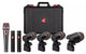 SE Electronics VPACK/ARENAB V Pack feat V Kick, 3 V Beat w/clamps, V7 X, Pair of sE8 with Case - Black – front view