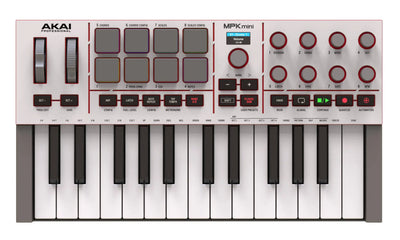 Akai Akai MPK MINI IV Compact Keyboard And Pad Controller (Grey) - 25 Keys