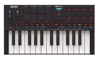 Akai Akai MPK MINI IV Compact Keyboard And Pad Controller (Black) - 25 Keys